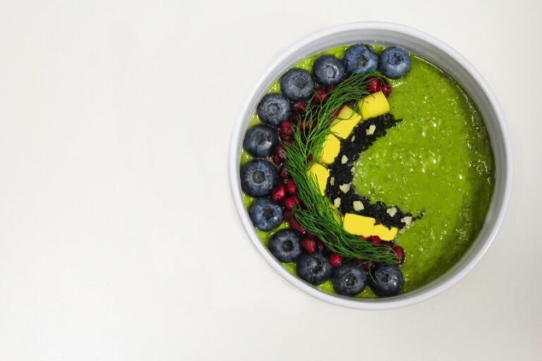 thick nutrient packed smoothie bowl